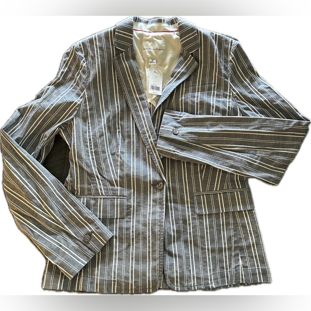 NWT Banana Republic Striped Blazer